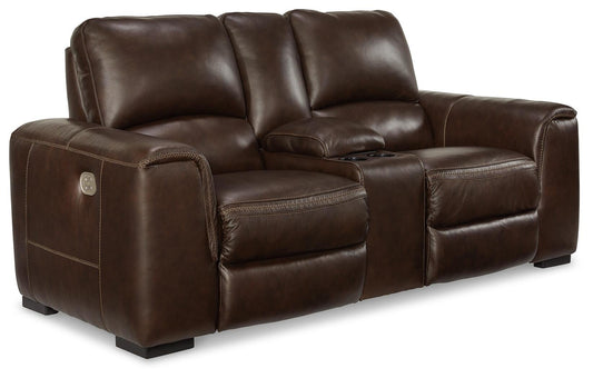 Alessandro PWR REC Loveseat/CON/ADJ HDRST Signature Design by Ashley®