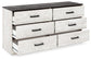 Shawburn Six Drawer Dresser Signature Design by Ashley®