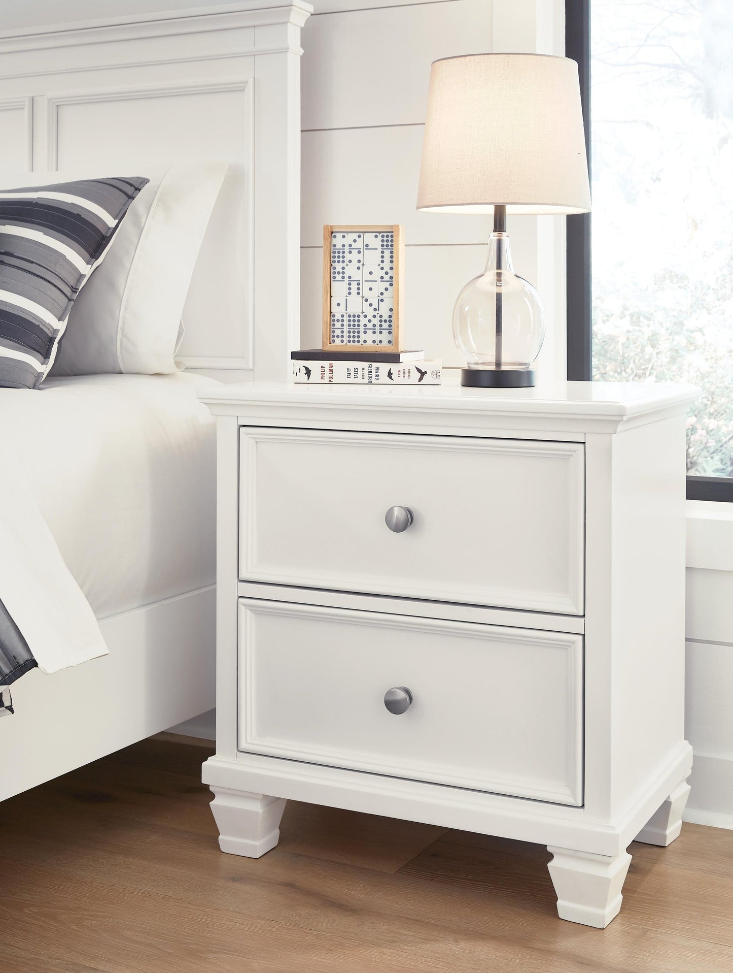 Fortman Two Drawer Night Stand Signature Design by Ashley®