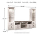 Willowton 3-Piece Entertainment Center Signature Design by Ashley®