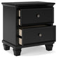 Lanolee Two Drawer Night Stand Signature Design by Ashley®
