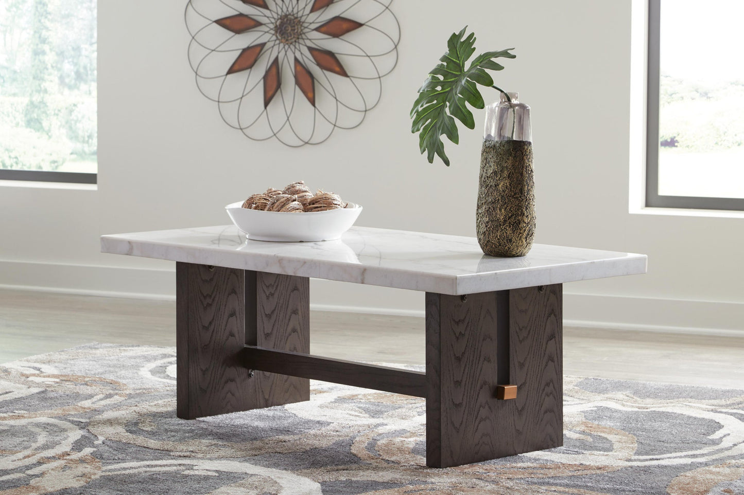 Burkhaus Rectangular Cocktail Table Signature Design by Ashley®