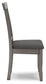 Shullden Dining UPH Side Chair (2/CN) Signature Design by Ashley®