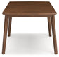 Lyncott RECT DRM Butterfly EXT Table Signature Design by Ashley®