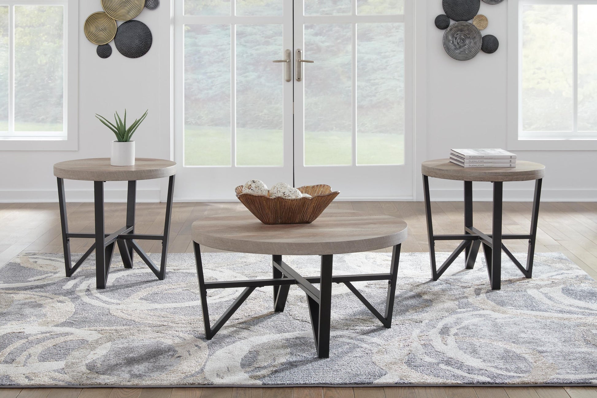 Deanlee Occasional Table Set (3/CN) Signature Design by Ashley®