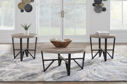 Deanlee Occasional Table Set (3/CN) Signature Design by Ashley®