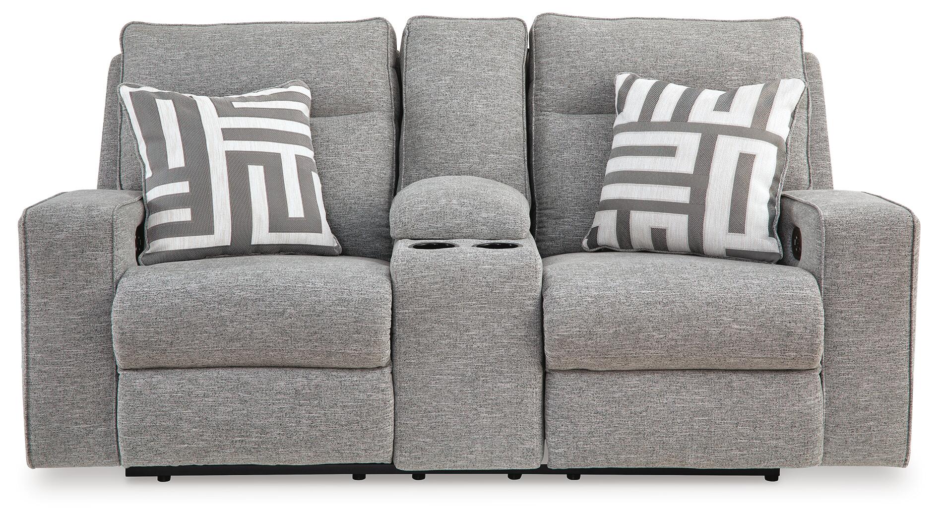 Biscoe PWR REC Loveseat/CON/ADJ HDRST Signature Design by Ashley®