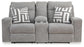 Biscoe PWR REC Loveseat/CON/ADJ HDRST Signature Design by Ashley®