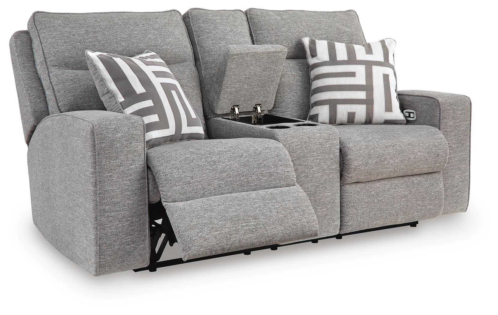 Biscoe PWR REC Loveseat/CON/ADJ HDRST Signature Design by Ashley®