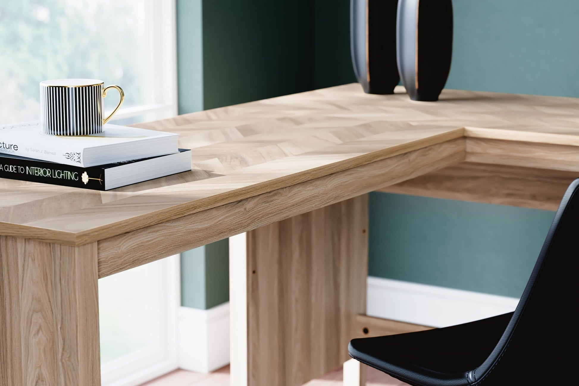 Battelle 60" Home Office Desk with Return Signature Design by Ashley®