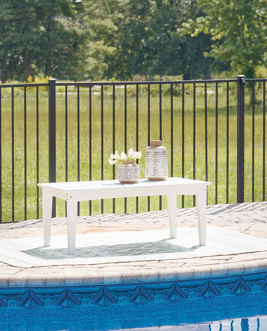 Hyland Wave Rectangular Cocktail Table Signature Design by Ashley®