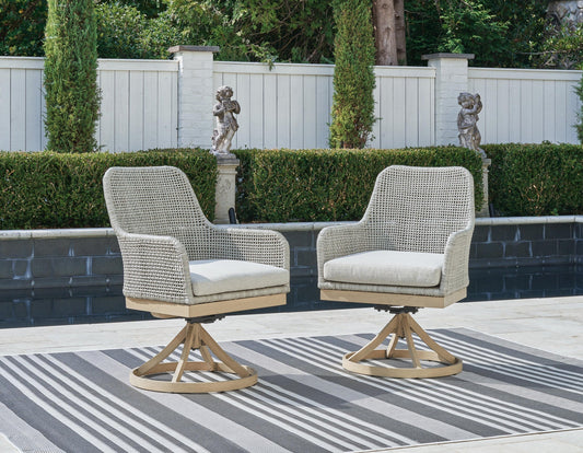 Seton Creek Swivel Chair w/Cushion (2/CN) Signature Design by Ashley®