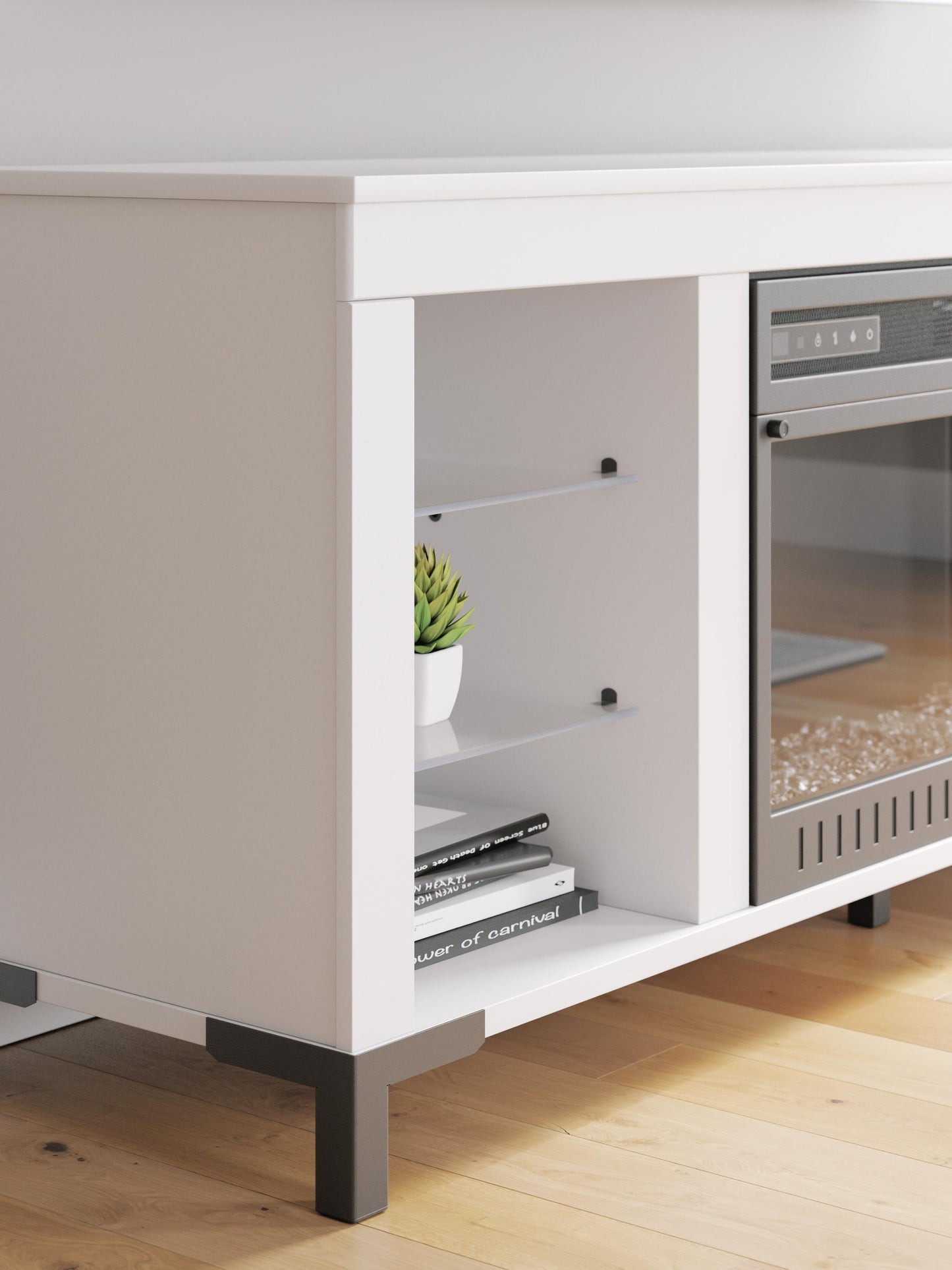 Brollevi TV Stand with Fireplace Signature Design by Ashley®