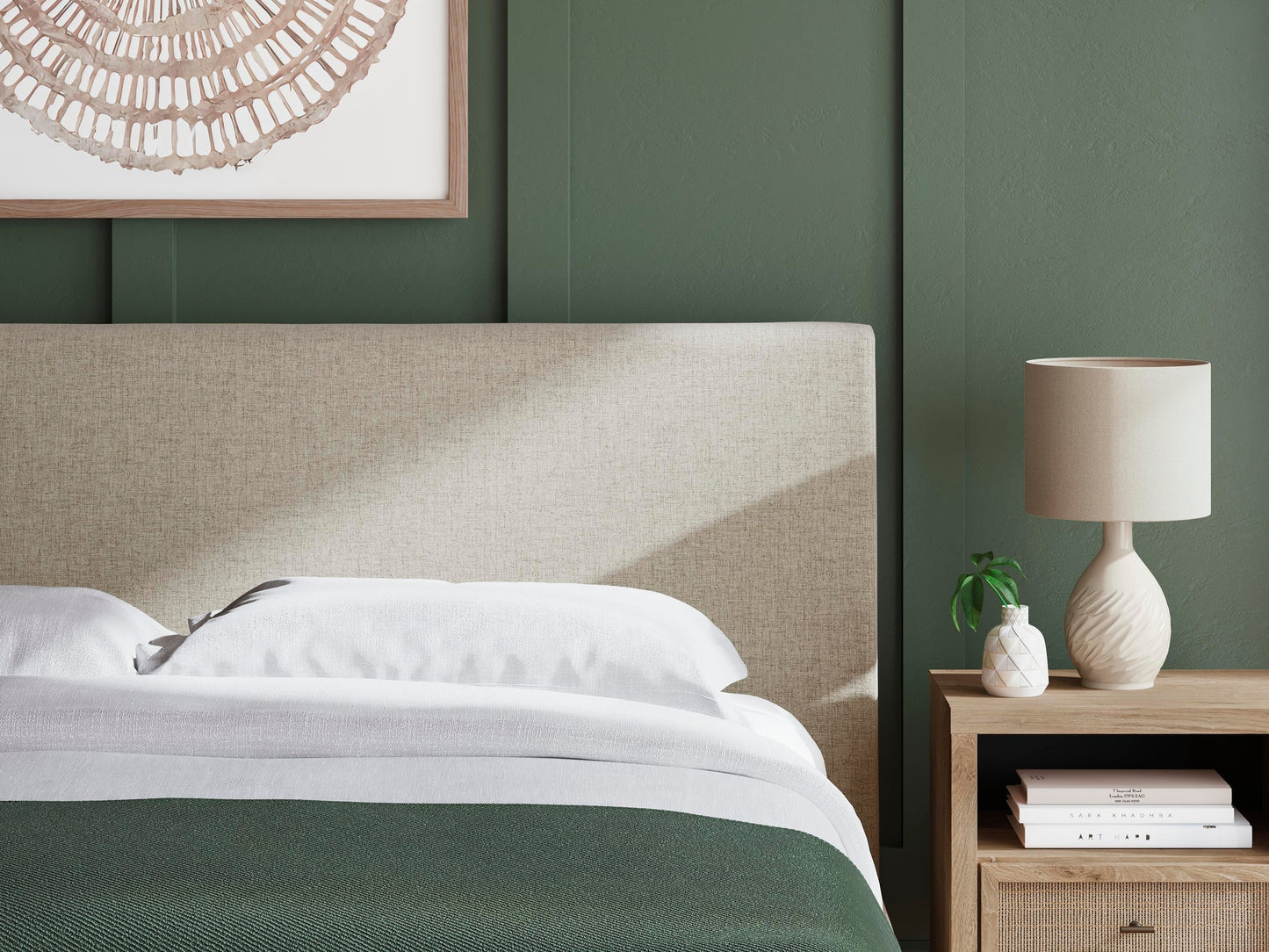 Cielden Cal  Uph Bed W/Roll Slats Signature Design by Ashley®