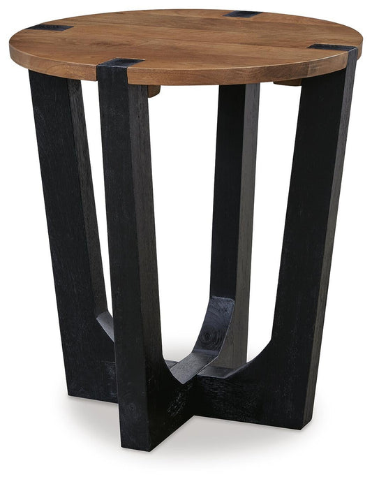 Hanneforth Round End Table Signature Design by Ashley®