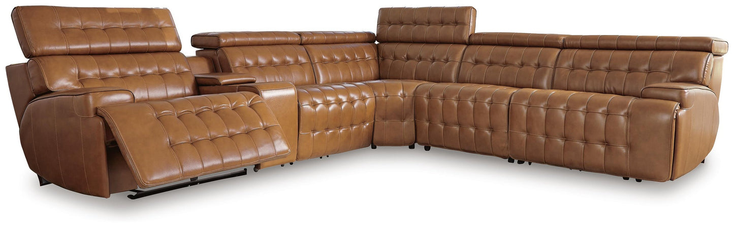 Temmpton 6-Piece Power Reclining Sectional Signature Design by Ashley®