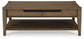 Roanhowe Rectangular Cocktail Table Signature Design by Ashley®