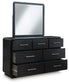 Rowanbeck Dresser and Mirror Signature Design by Ashley®