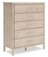 Cadmori Five Drawer Wide Chest Signature Design by Ashley®