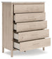Cadmori Five Drawer Wide Chest Signature Design by Ashley®