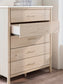 Cadmori Five Drawer Wide Chest Signature Design by Ashley®