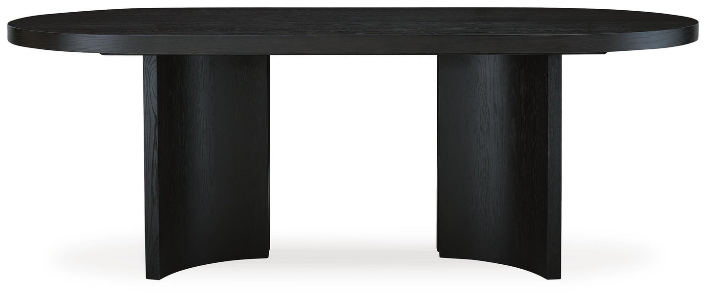 Rowanbeck Oval Dining Room Table Signature Design by Ashley®