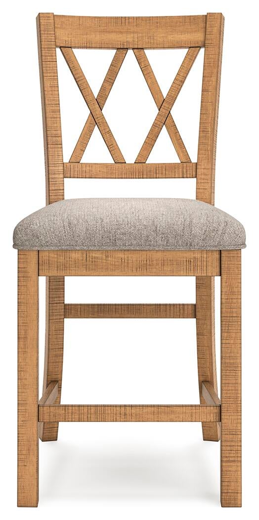 Havonplane Upholstered Barstool (2/CN) Signature Design by Ashley®