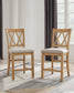 Havonplane Upholstered Barstool (2/CN) Signature Design by Ashley®