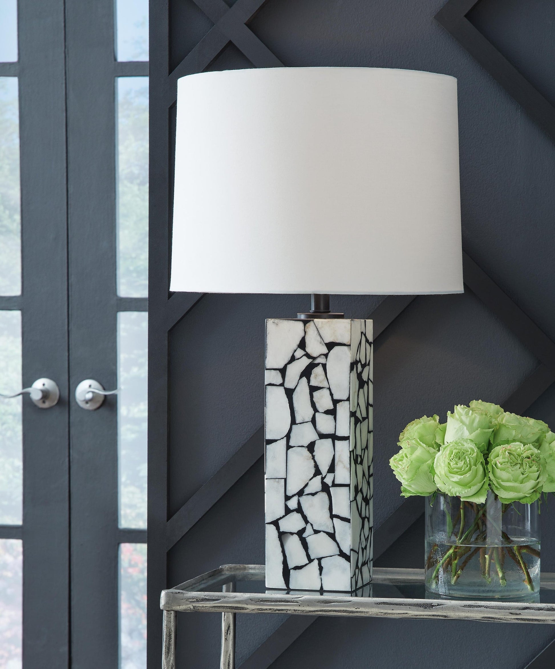 Macaria Marble Table Lamp (1/CN) Signature Design by Ashley®