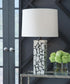 Macaria Marble Table Lamp (1/CN) Signature Design by Ashley®