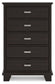 Covetown Five Drawer Chest Signature Design by Ashley®