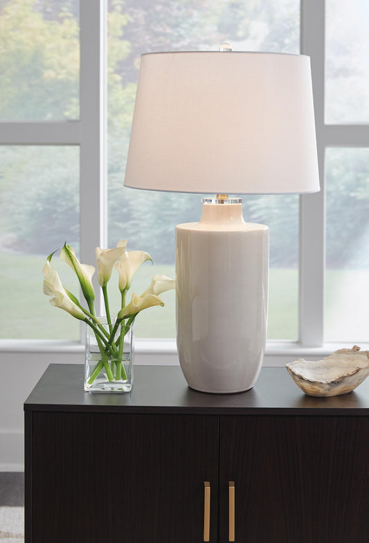 Cylener Ceramic Table Lamp (1/CN) Signature Design by Ashley®