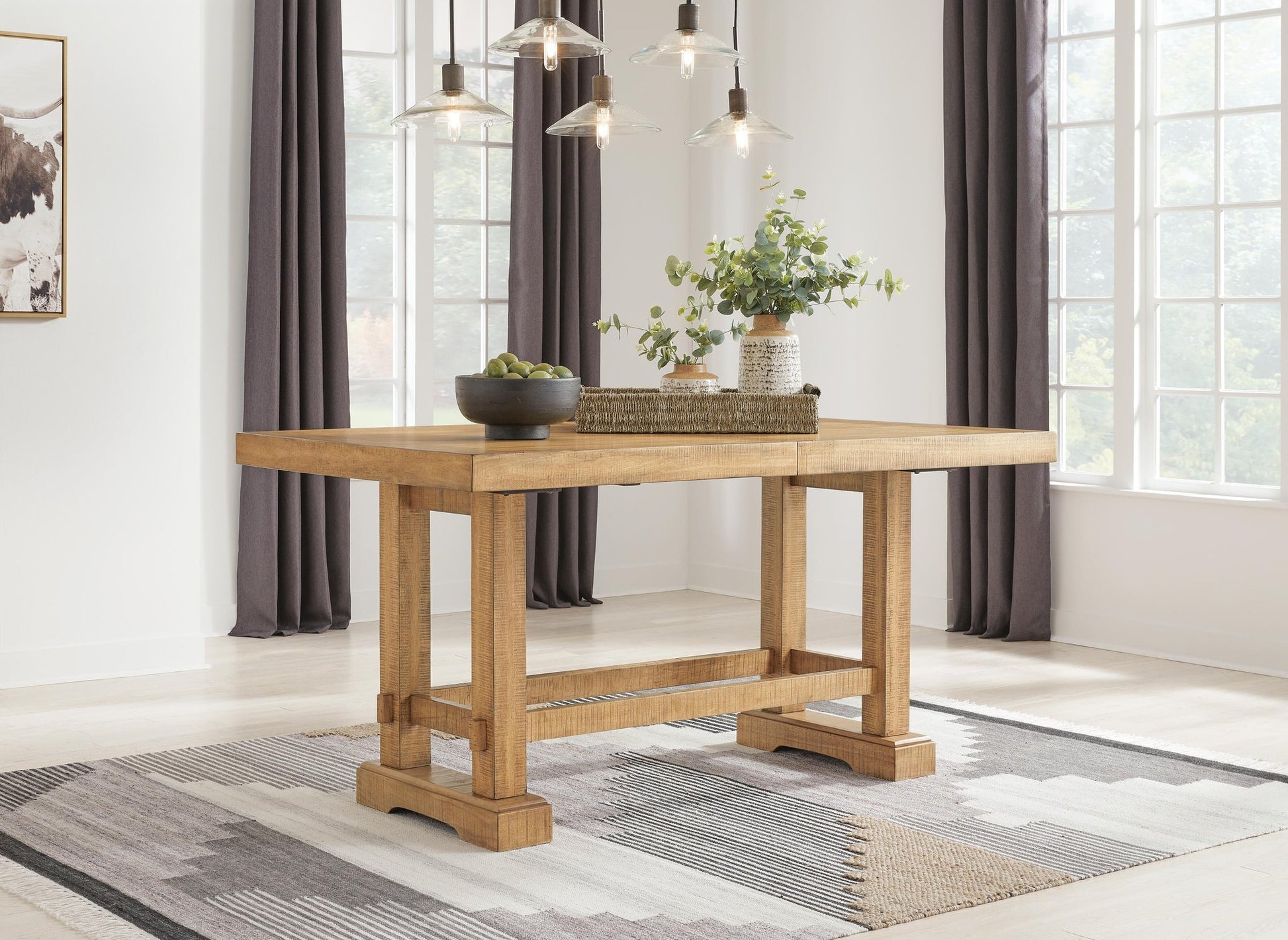 Havonplane RECT DRM Counter EXT Table Signature Design by Ashley®