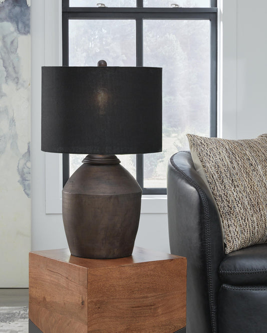 Naareman Terracotta Table Lamp (1/CN) Signature Design by Ashley®