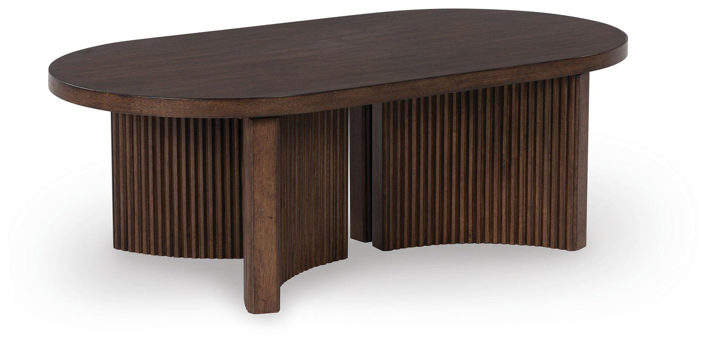 Korestone Oval Cocktail Table Signature Design by Ashley®