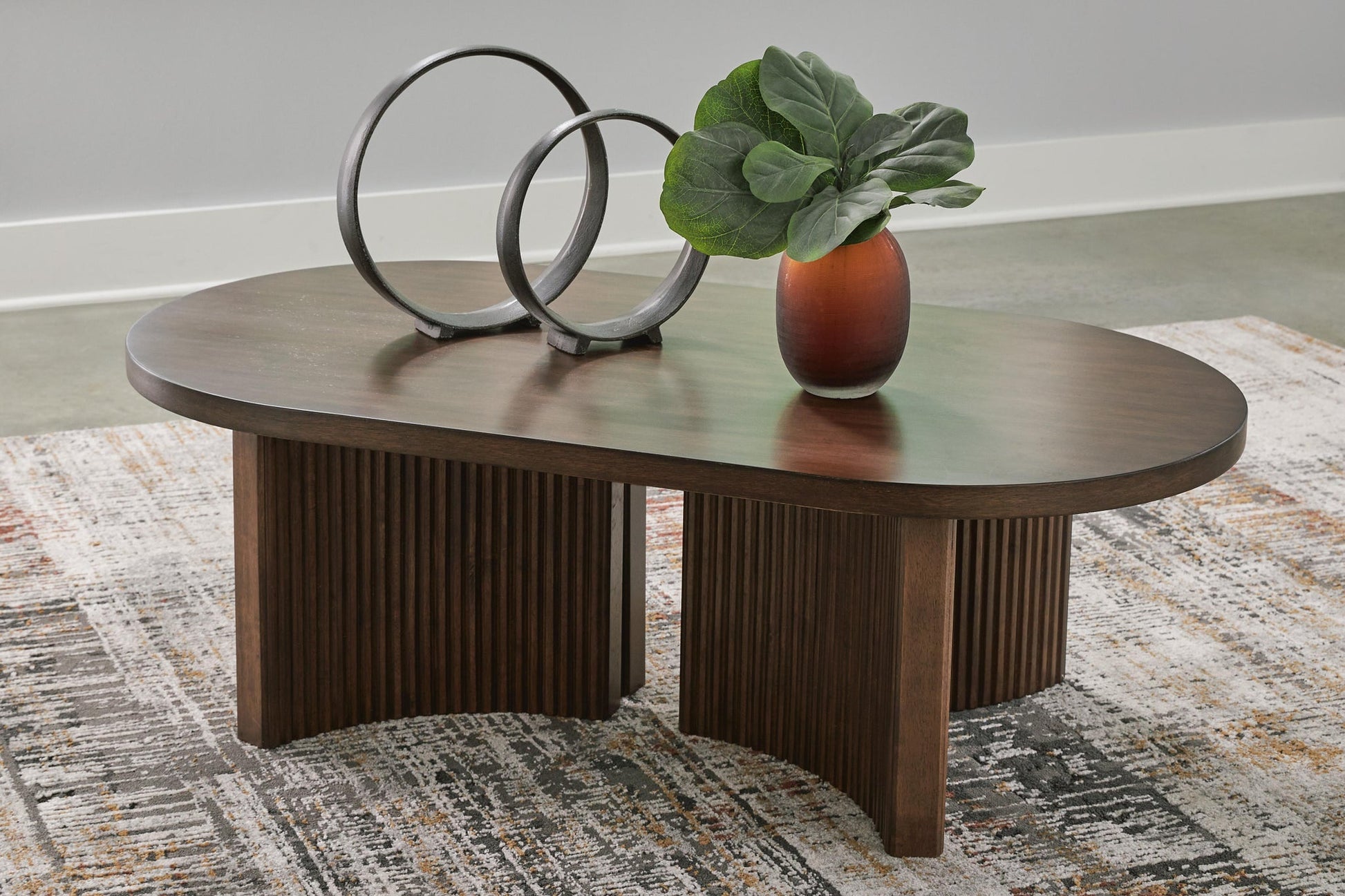 Korestone Oval Cocktail Table Signature Design by Ashley®