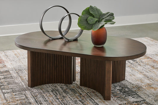 Korestone Oval Cocktail Table Signature Design by Ashley®