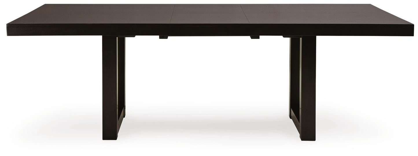 Neymorton RECT DRM Butterfly EXT Table Signature Design by Ashley®