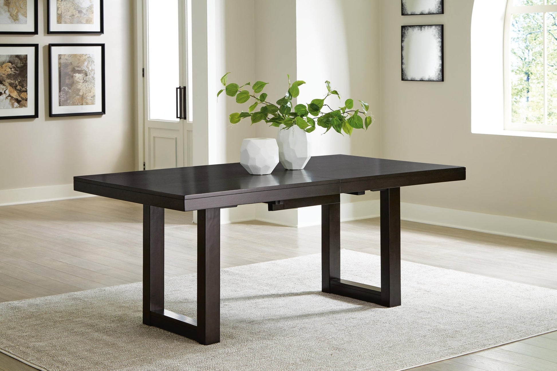 Neymorton RECT DRM Butterfly EXT Table Signature Design by Ashley®