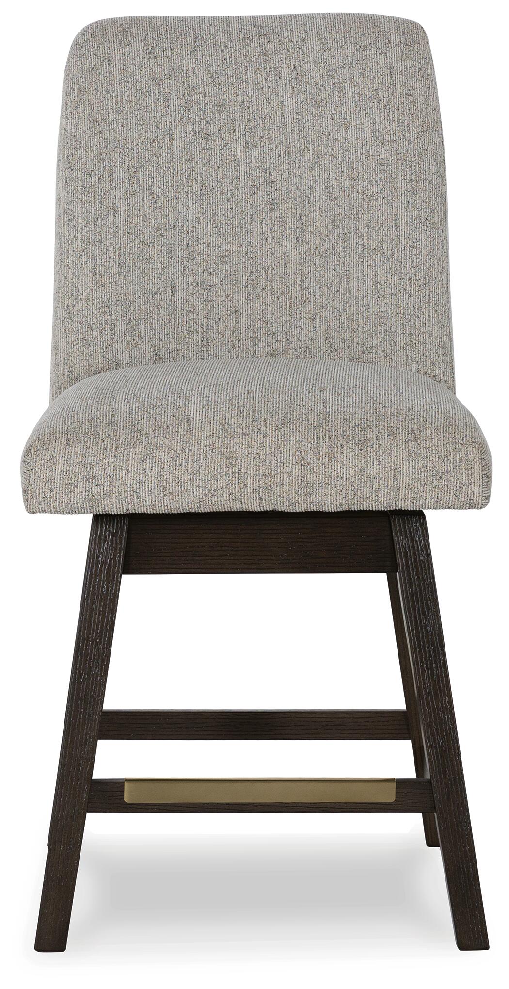 Burkhaus UPH Swivel Barstool (2/CN) Signature Design by Ashley®