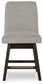 Burkhaus UPH Swivel Barstool (2/CN) Signature Design by Ashley®