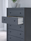 Simmenfort Five Drawer Chest Signature Design by Ashley®