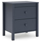 Simmenfort Two Drawer Night Stand Signature Design by Ashley®