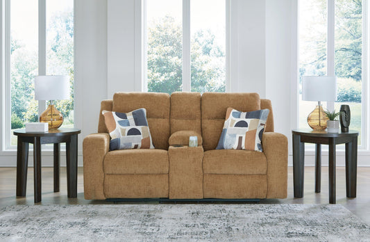 Kanlow DBL Rec Loveseat w/Console Signature Design by Ashley®