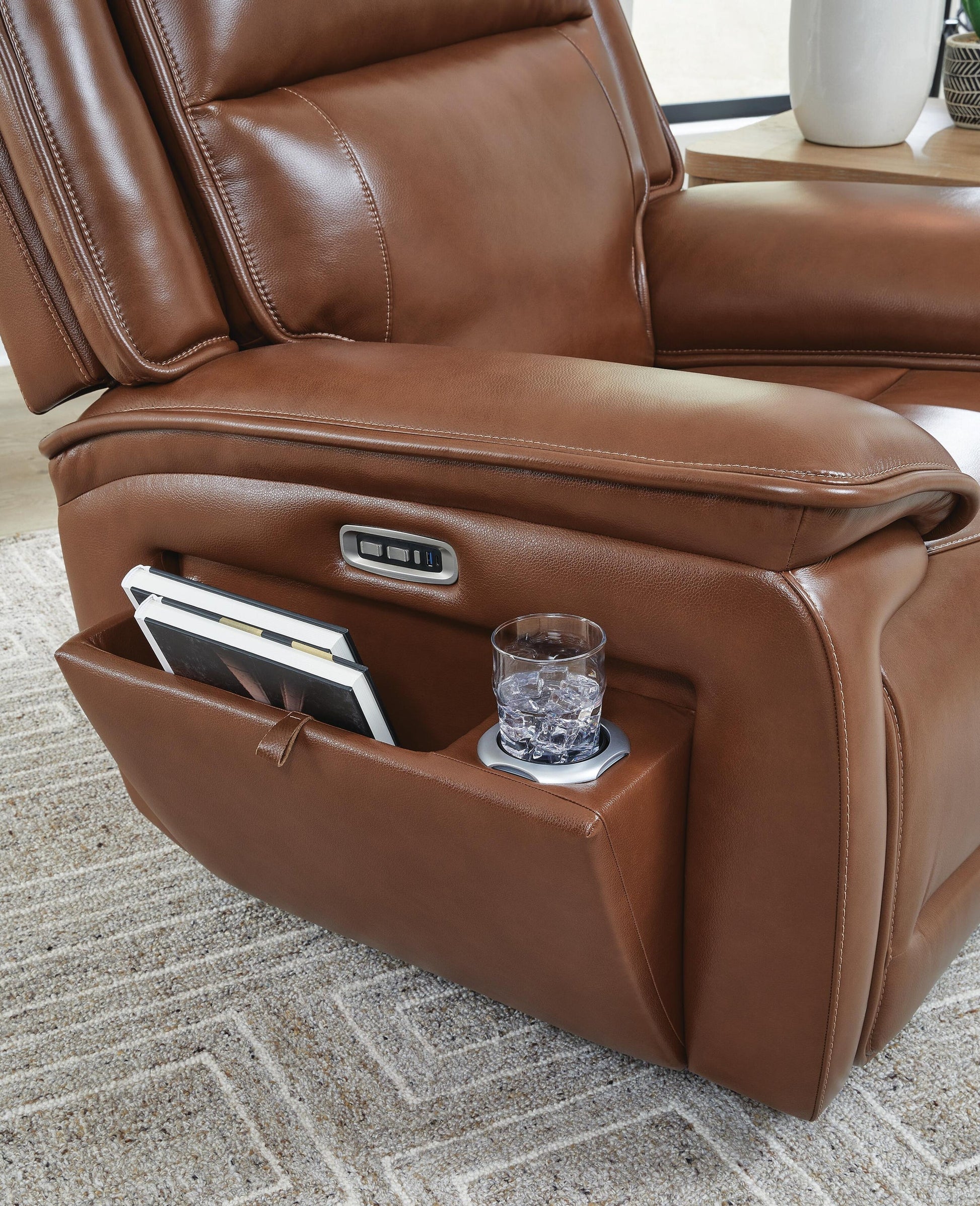 Healy Pier PWR Recliner/ADJ Headrest Signature Design by Ashley®