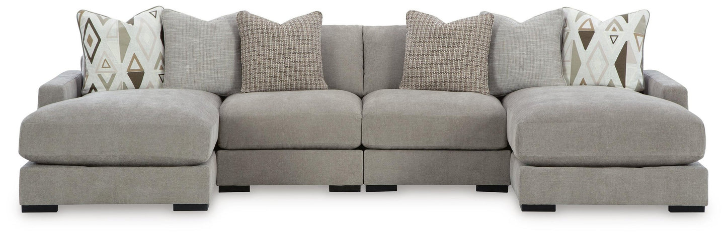 Aslan Court 4-Piece Sofa Pit Sectional Benchcraft®