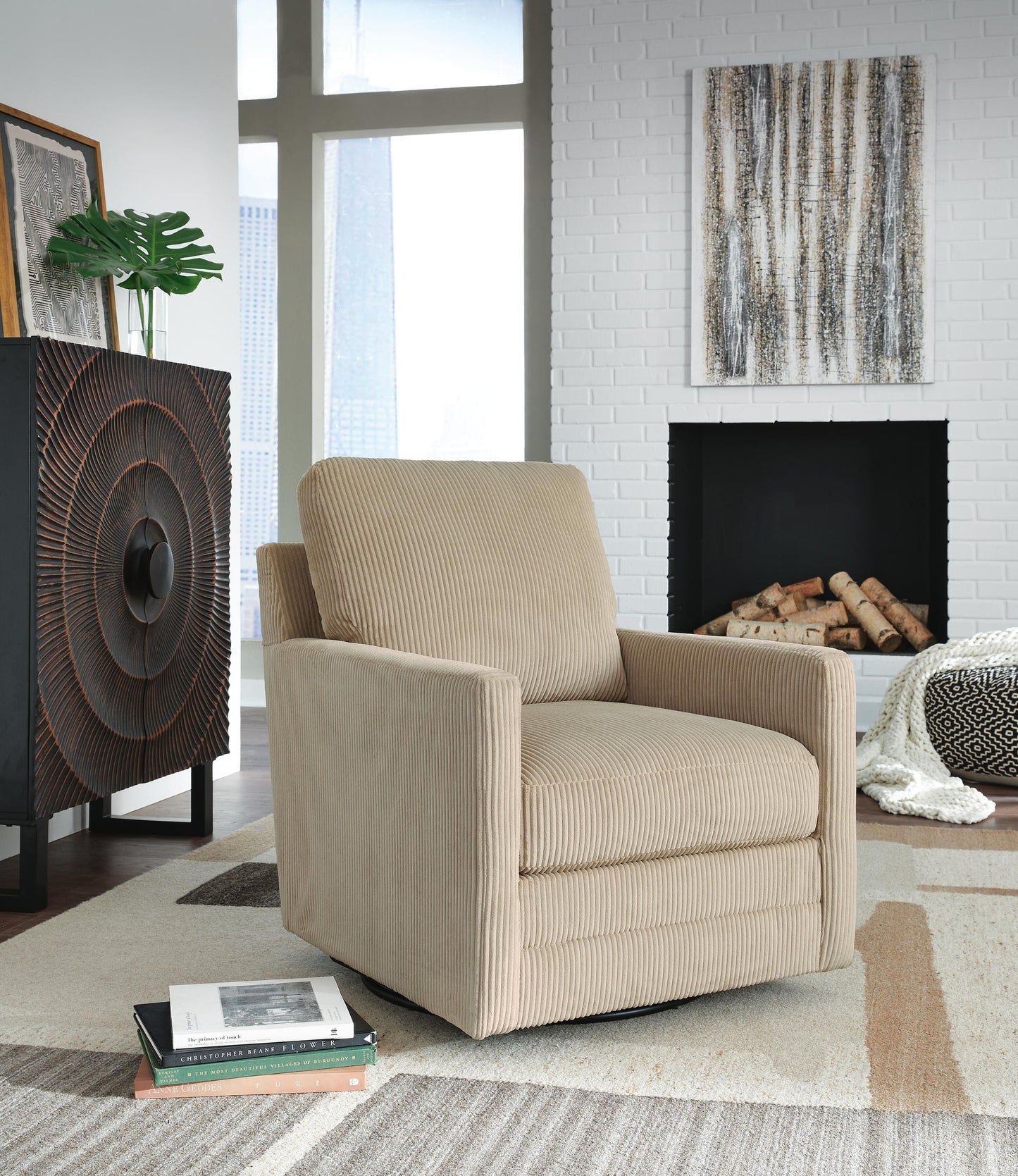 Icaman Swivel Accent Chair Signature Design by Ashley®