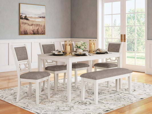 Erinberg Dining Room Table Set (6/CN) Signature Design by Ashley®
