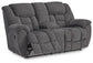 Foreside DBL Rec Loveseat w/Console Signature Design by Ashley®