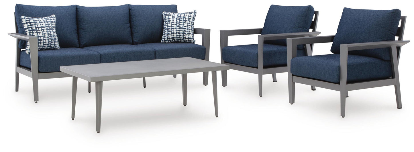 Gali Sofa/Chairs/Table Set (4/CN) Signature Design by Ashley®